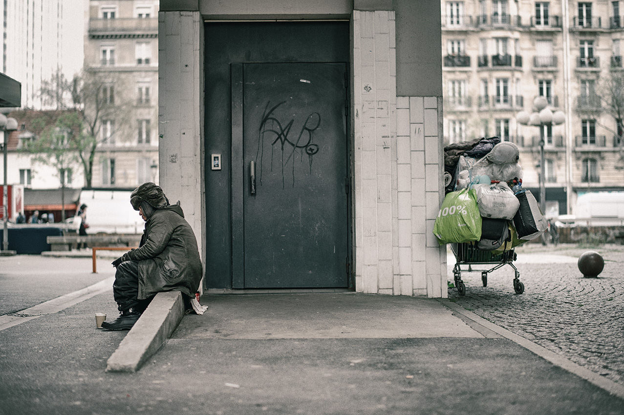 Sans abris Street Photography par Sylvain Gelineau Photographe Professionnel à Toulouse